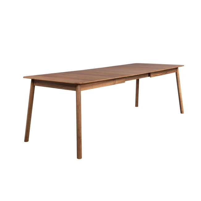 Table de repas Glimps 180/240x90 noyer — Zuiver. Vue du produit 5.