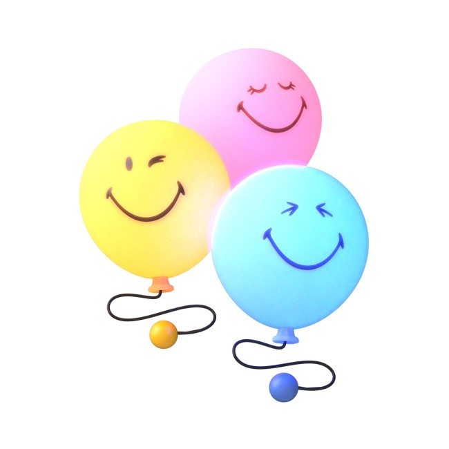BUBBLY LIGHT YELLOW SMILEY WORLD® — MOB