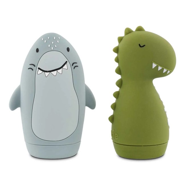 37-686-0 Duo de jouets de bain aspergeurs Trixie — Mr. Shark & Mr. Dino — référence 37-686