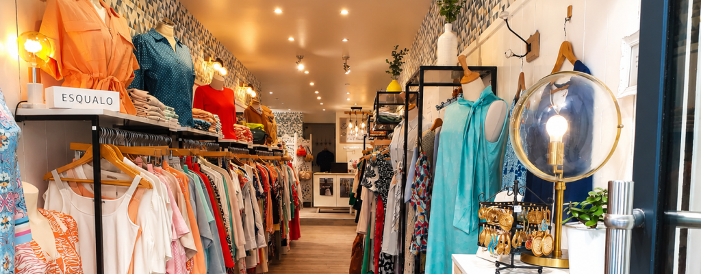 Boutique de vêtements femme Alizé à La Rochelle présentant les nouvelles collections de prêt-à-porter et accessoires tendance