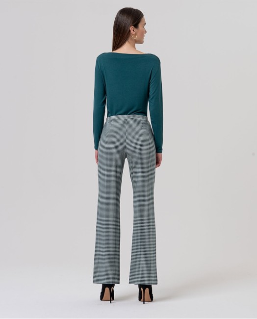 Pantalon femme Surkana large à imprimé géométrique