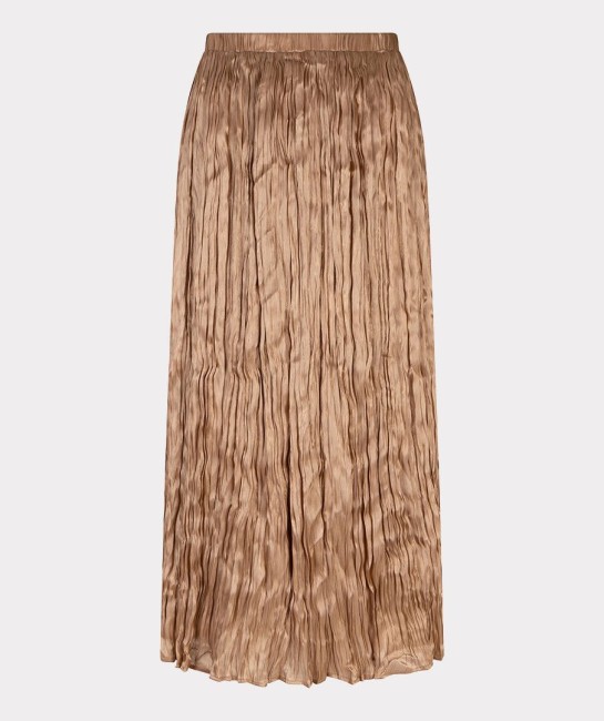 jupe midi plissée capuccino irisée femme Esqualo