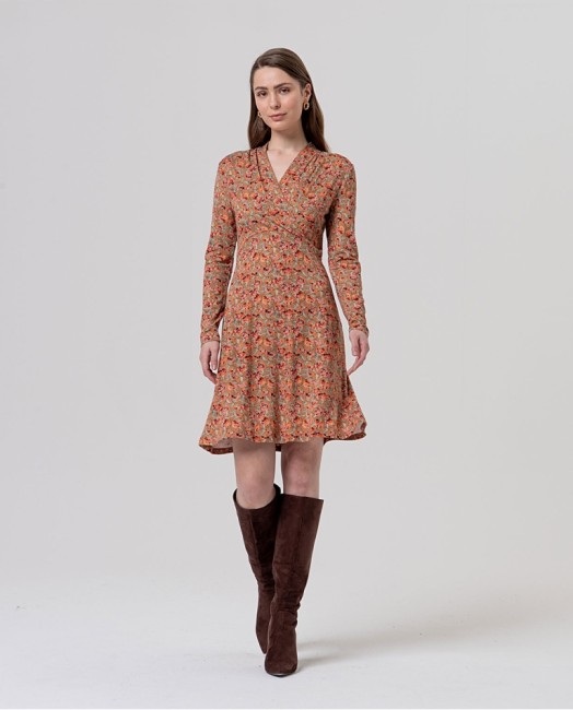 Robe fleurie femme Surkana en viscose – Alizé La Rochelle