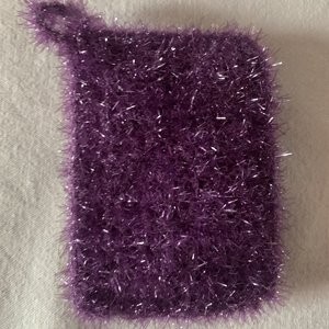 éponge lavable violette 2