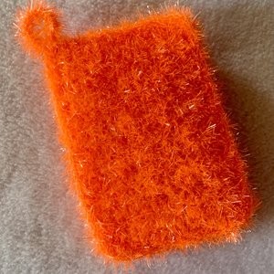 éponge lavable orange fluo 3
