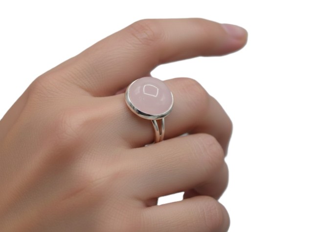bague quartz rose réglable cadeau femme23