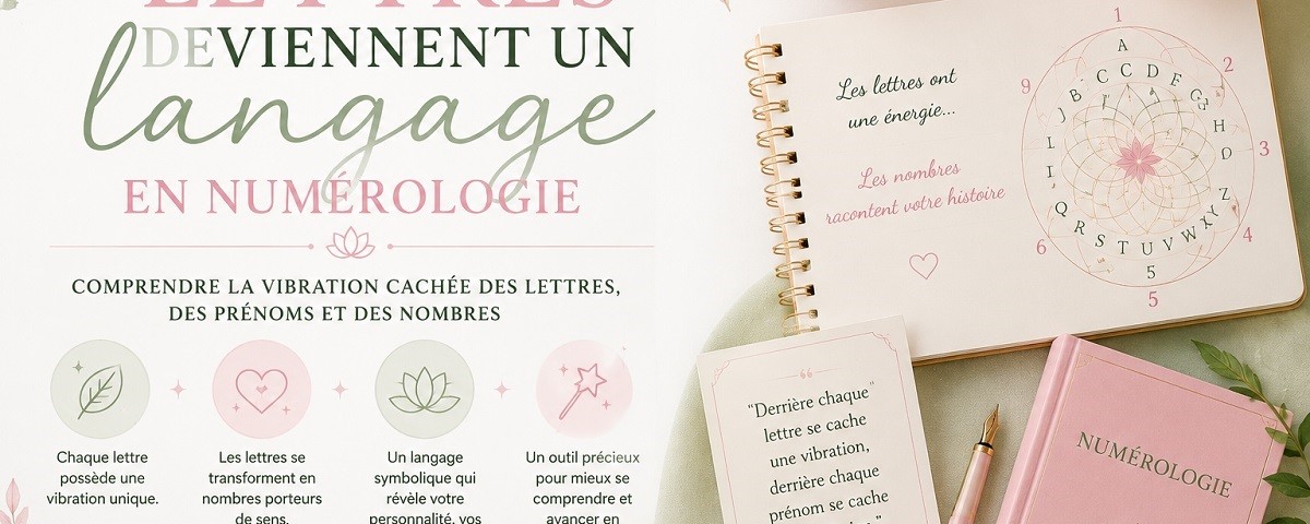 Pourquoi les lettres deviennent un langage en numérologie | Signification des vibrations et des nombres