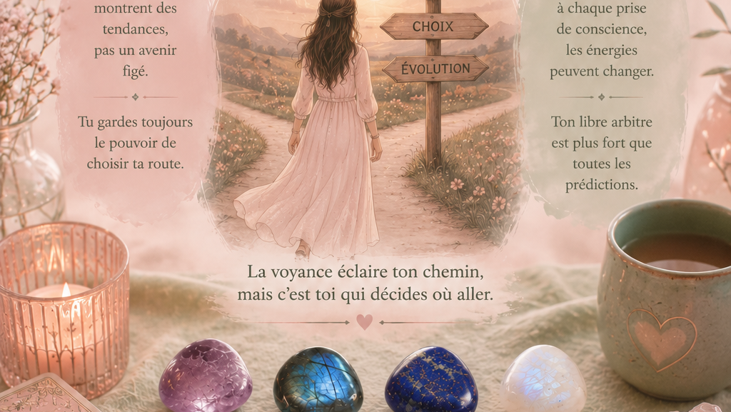 voyance libre arbitre tarot cartes divinatoires intuition le comptoir de vynnie 