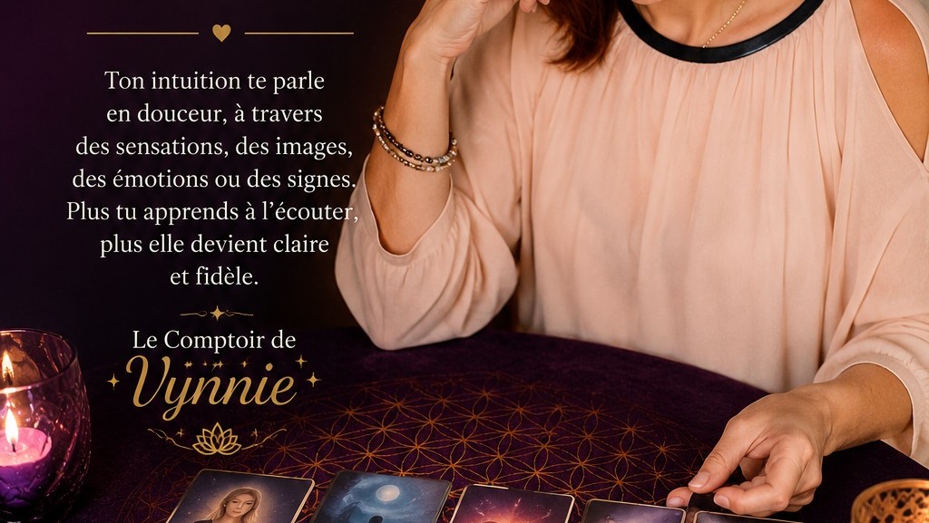 intuition ecoute interieure ressenti tarot le comptoir de vynnie