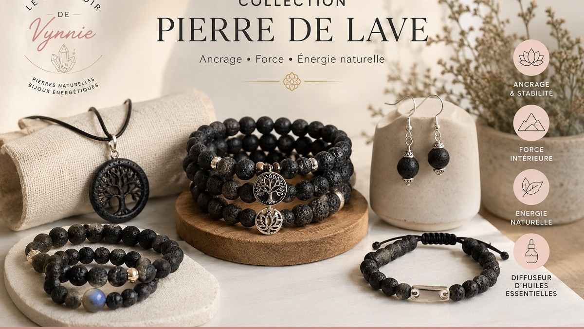 Pierre de Lave : la pierre du renouveau, de l'ancrage et de la force intérieure