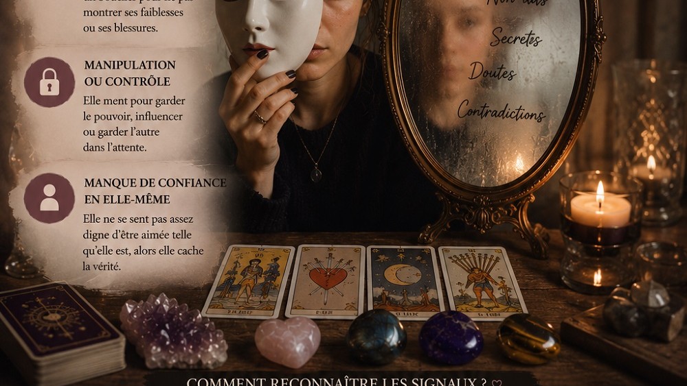 mensonge manipulation relation toxique tarot intuition le comptoir de vynnie