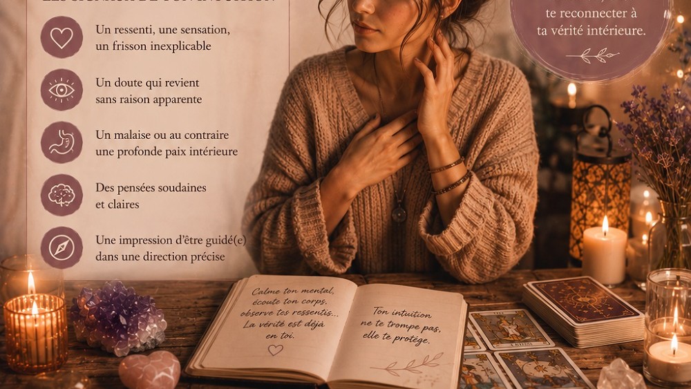 intuition ecoute interieure ressenti tarot le comptoir de vynnie
