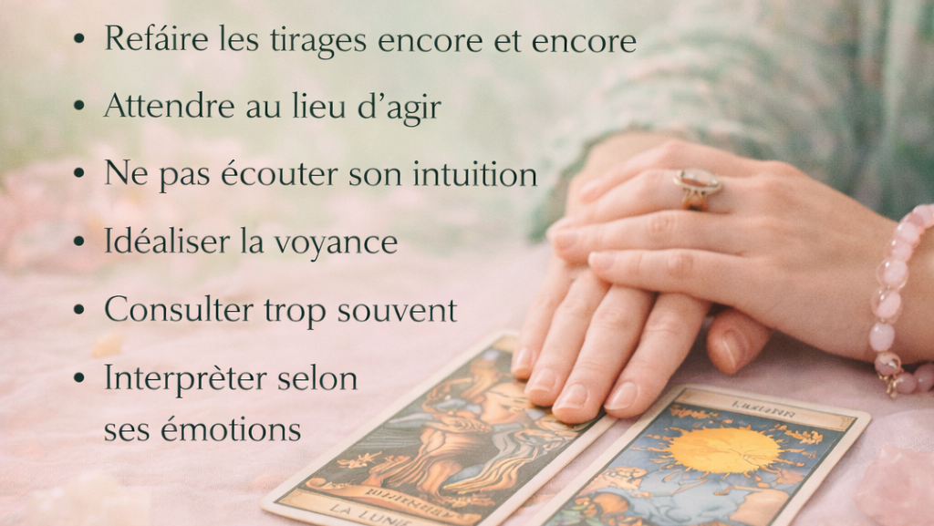 erreurs voyance tarot cartes divinatoires consultation erreurs le comptoir de vynnie 