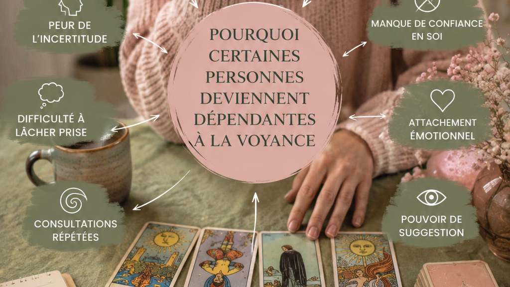 dependance voyance tarot cartes divinatoires consultation repetitive le comptoir de vynnie 