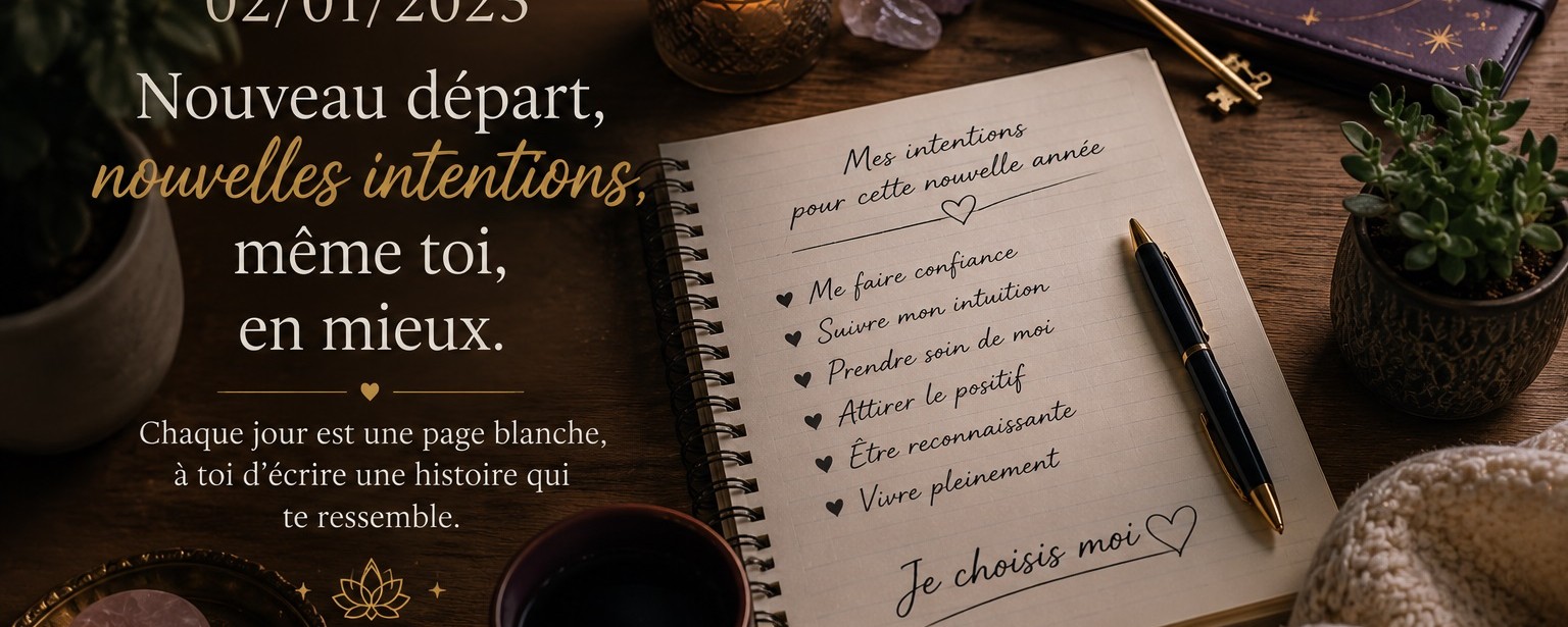 Nouveau départ et intentions 2023 – spiritualité, développement personnel et intuition