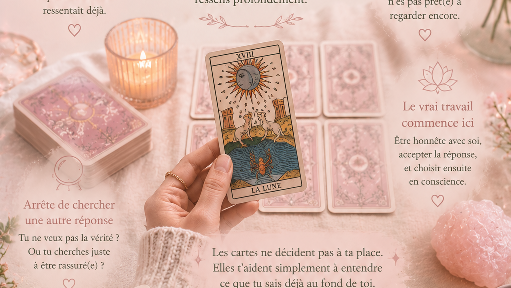 cartes tarot intuition ressenti voyance confirmation le comptoir de vynnie