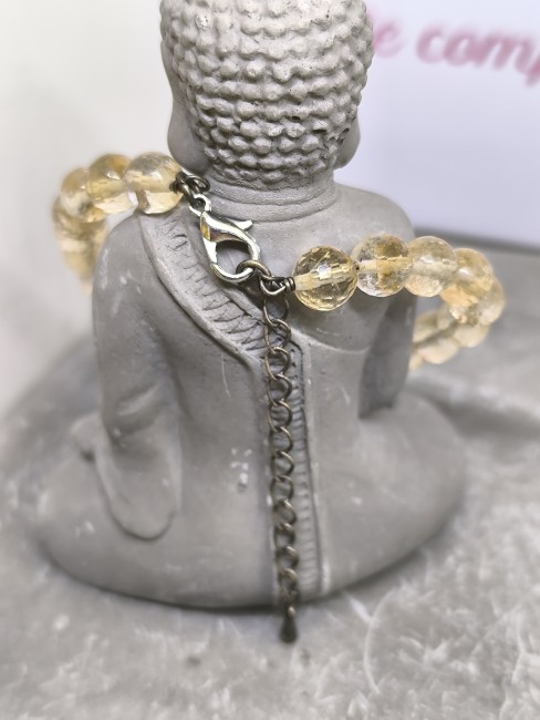 Bracelet citrine jaune solaire