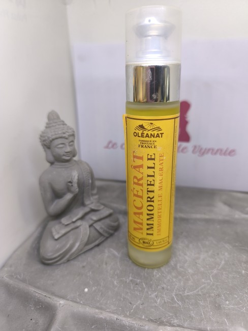Macérât d’immortelle fabriqué en Provence. Macérât d’immortelle bio 50 ml