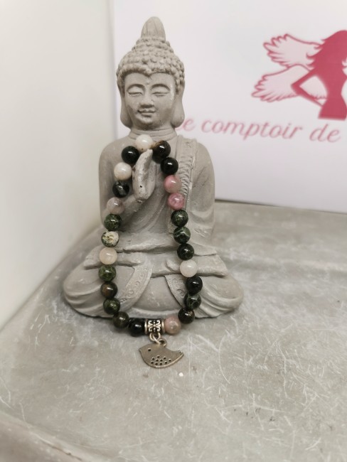 bracelet enfant pierre naturelle tourmaline