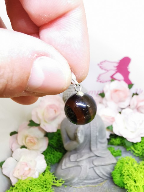 Bijou énergétique en agate pendentif pierre agate naturelle