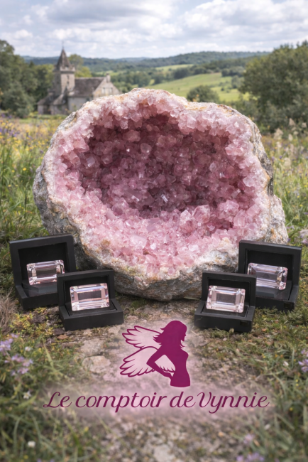 Améthyste rose naturelle de qualité