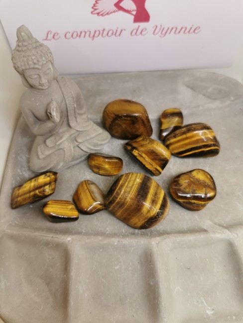 pierre naturelle œil de tigre protection