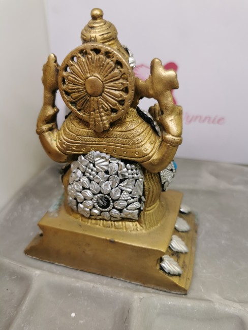 ganesh symbole prospérité statue laiton