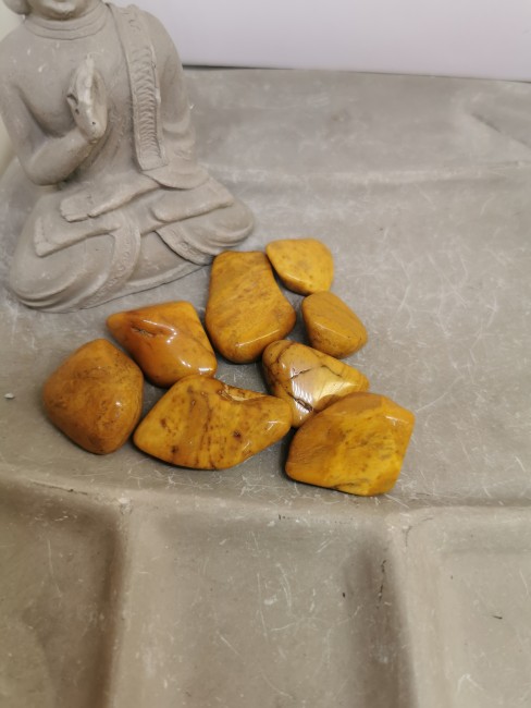 pierre naturelle jaspe jaune