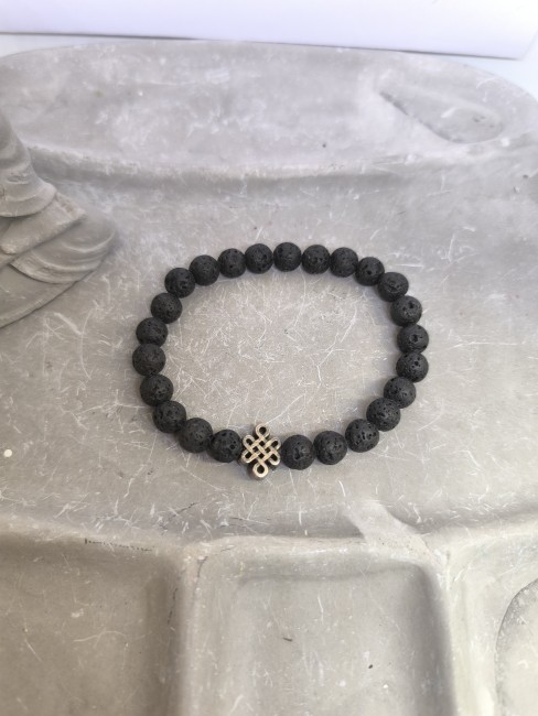 Bracelet lave nœud sans fin