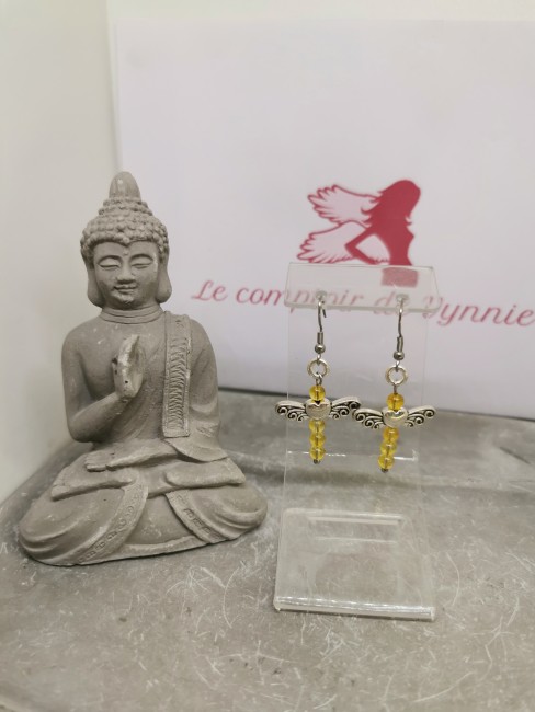 bijoux ange citrine lithothérapie