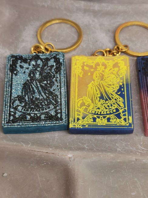 porte clé ésotérique temperance