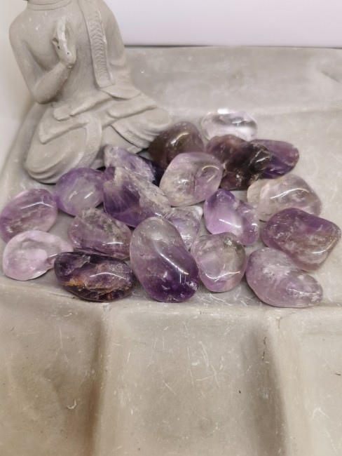 pierre roulée améthyste naturelle