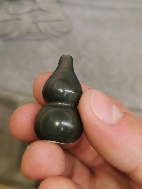 pierre obsidienne céleste naturelle