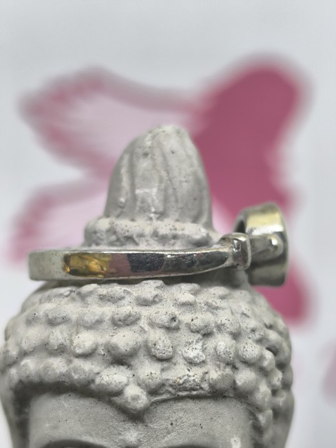 Bague pierre jaune citrine