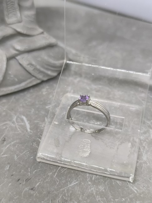 Le Comptoir de Vynnie bague améthyste Bague améthyste élégante argent