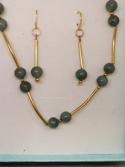 parure émeraude pierre naturelle