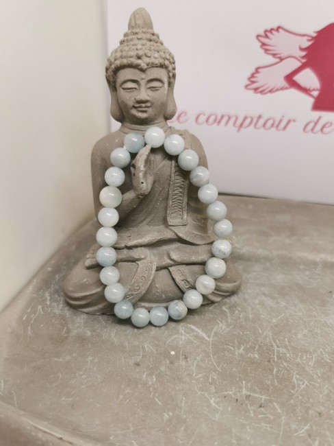 bracelet aigue marine pierre naturelle