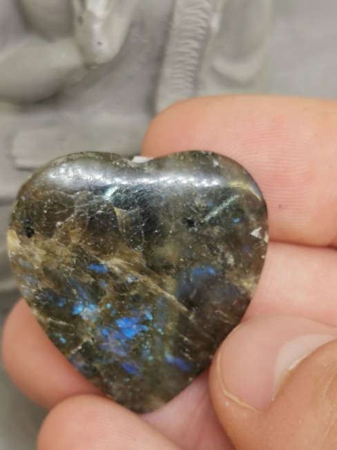 cœur labradorite pierre naturelle