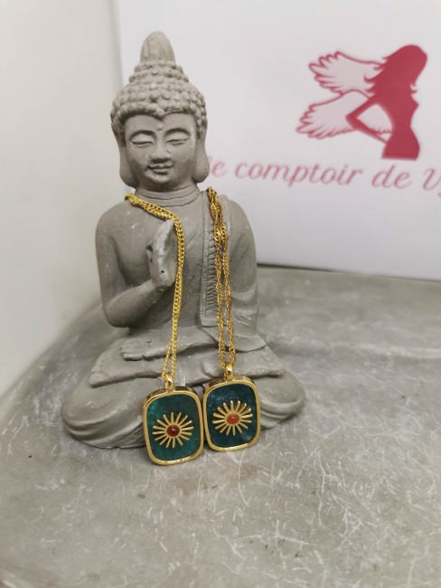 Bijou apatite bleu vert naturel