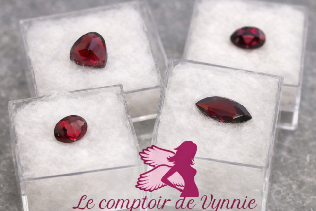 Grenat taillé – Le Comptoir de Vynnie
