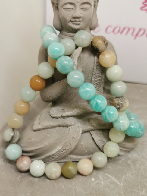 bracelet amazonite lithotherapie