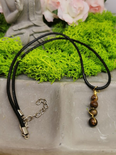 pendentif lithothérapie œil du tigre
