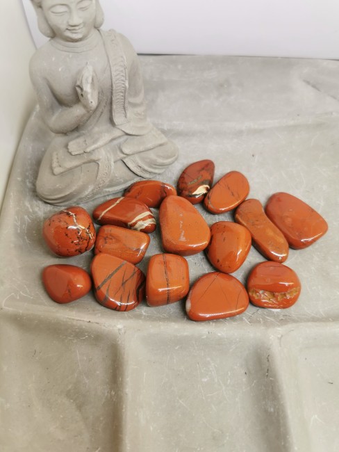 pierre naturelle jaspe rouge