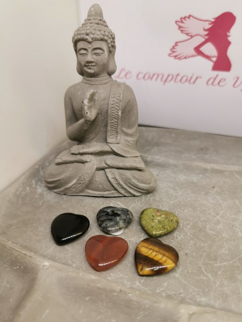 cœur pierres naturelles lot