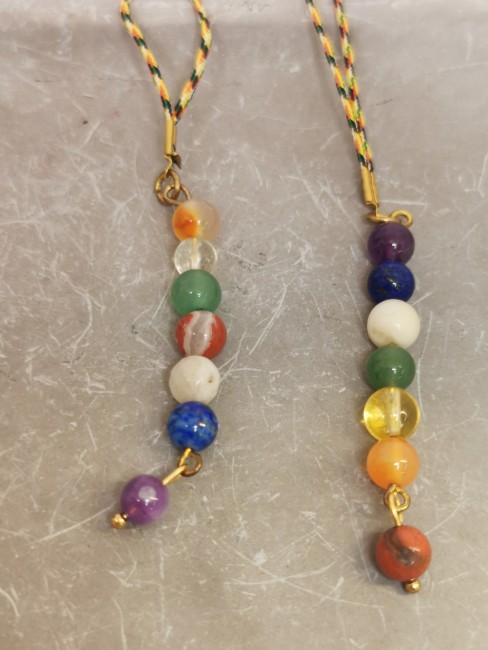 bracelet 7 chakras 6 mm pierres naturelles