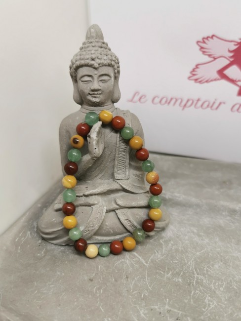 bracelet mookaïte aventurine couleurs jamaïque