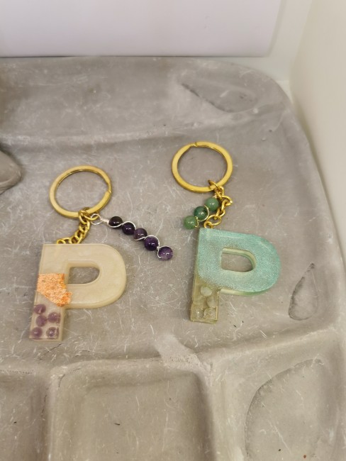 porte clé P amethyste énergétique