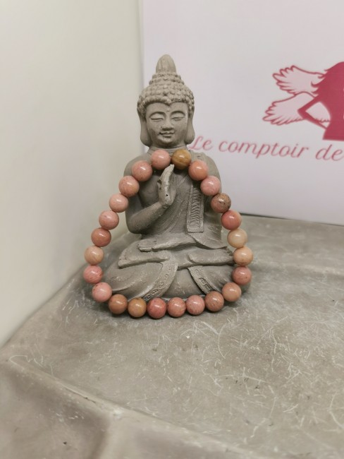 bracelet rhodonite pierre naturelle
