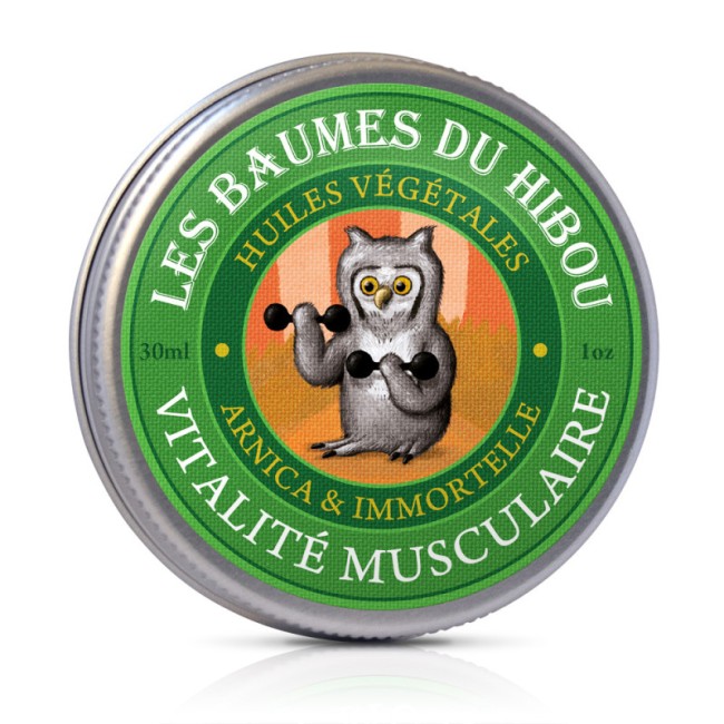 Massage muscles fatigués. Baume récupération musculaire naturel