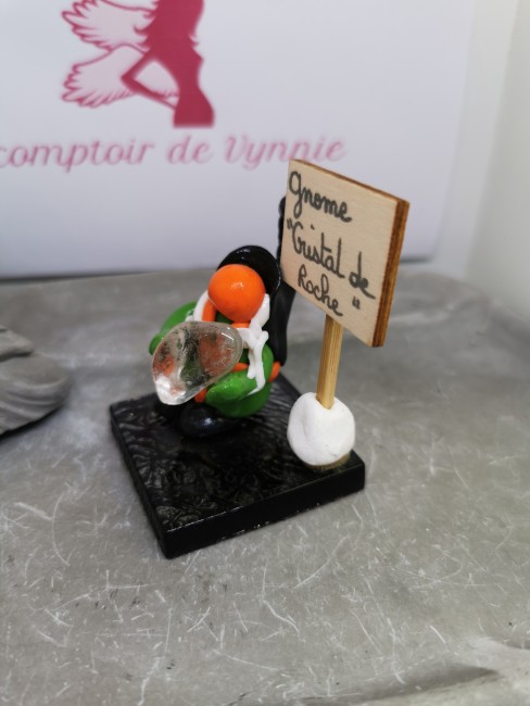 Objet artisanal decoration gnome lithotherapie